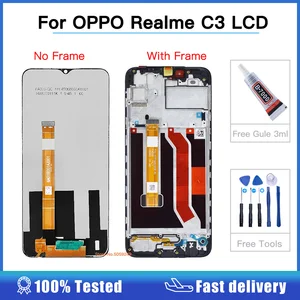 LCD for Realme C3 RMX2027 RMX2021 RMX2020 LCD Display with Frame
Digitizer Touch Screen Replacement for OPPO Realme C3 C 3 6.5