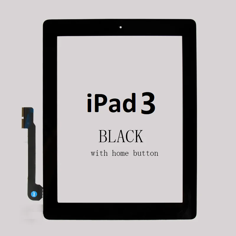 1 шт. Протестировано для сенсорного iPad 4 iPad4 экран iPad3 Сенсорный 3 дигитайзер