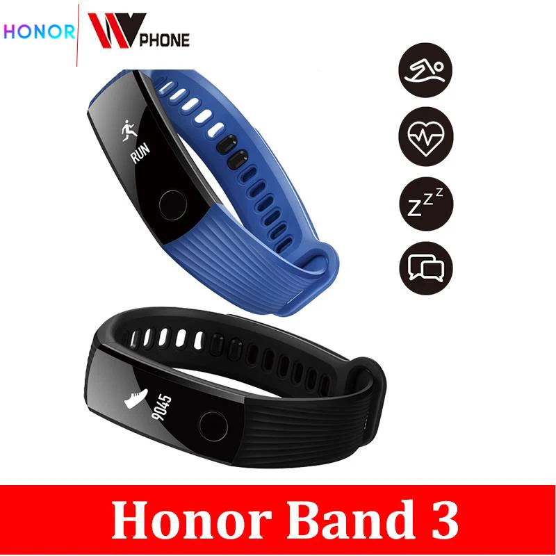 Honor Band 3 Смарт браслет в режиме реального времени мониторинг сердечного ритма