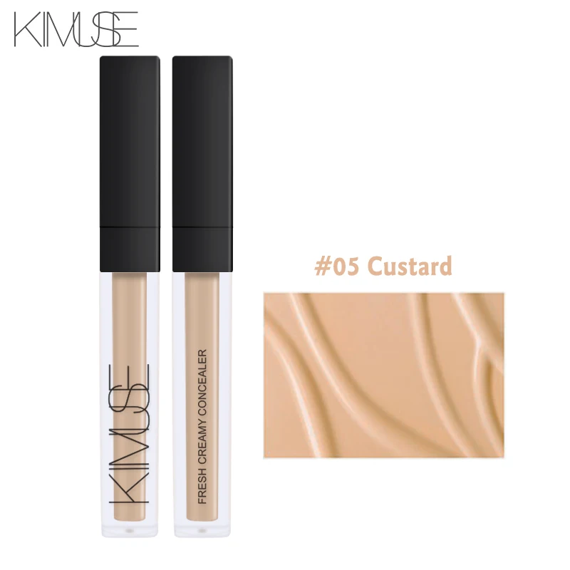 05 Custard KIMUSE красота полное покрытие макияж консилер жидкий консилер Удобный Макияж глаз консилер крем для лица - Цвет: 05 Custard