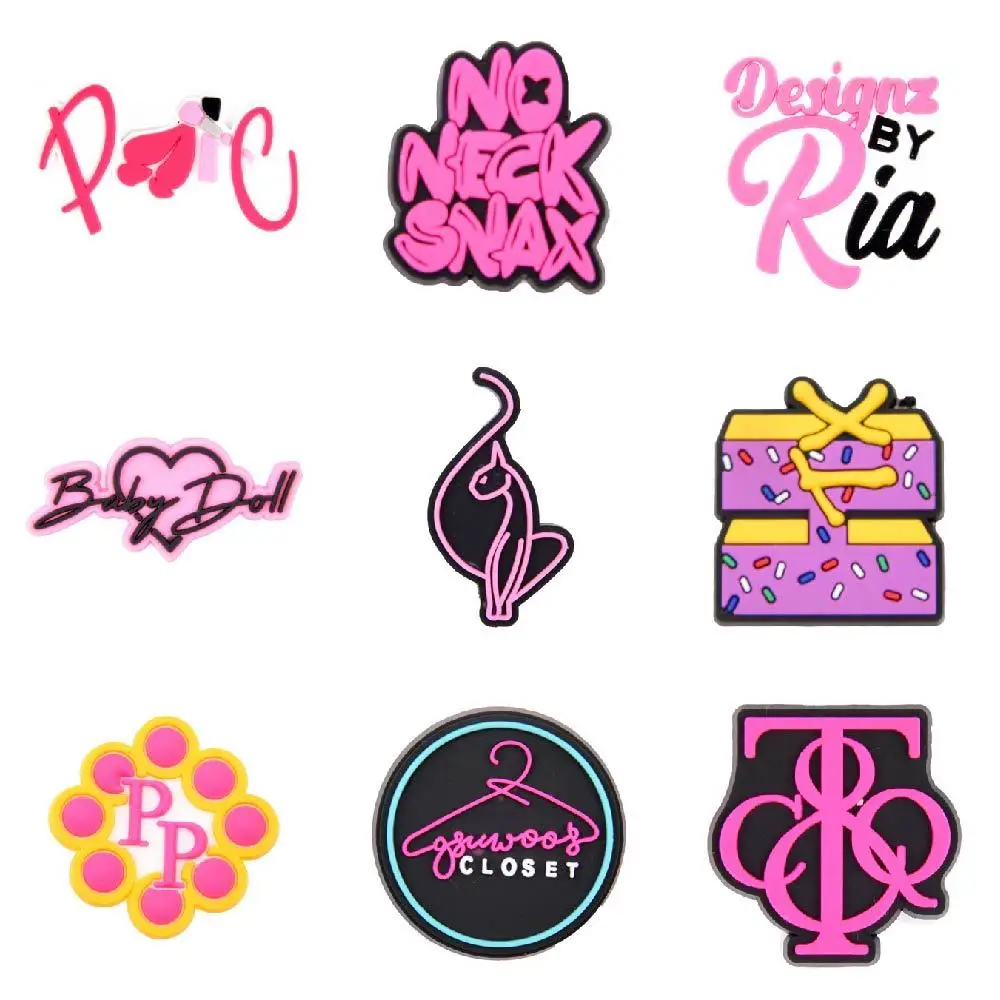 New Custom PVC Croc Shoe Charms Popular Celebrity Singer Clog Shoes Accessories Famous Superstar Actress Wristband Decorations