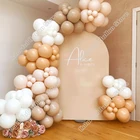 125 шт. двойной абрикосовый крем персик латексные воздушные шары Арка Свадьба День рождения Валентина вечевечерние фон праздник обеденный стол украшения
