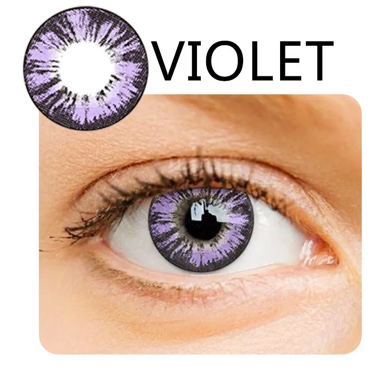 Красивые цветные контактные линзы для учеников Женские вечерние 14 5 мм Милые