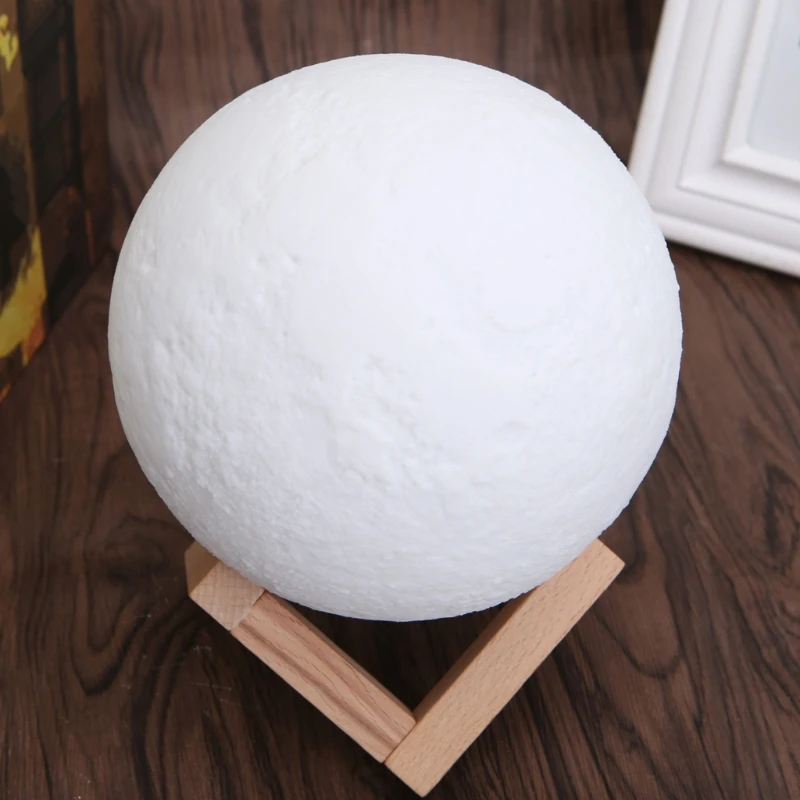 

3D LED Night Light Moon Lamp Desk USB Charging Touch protective material