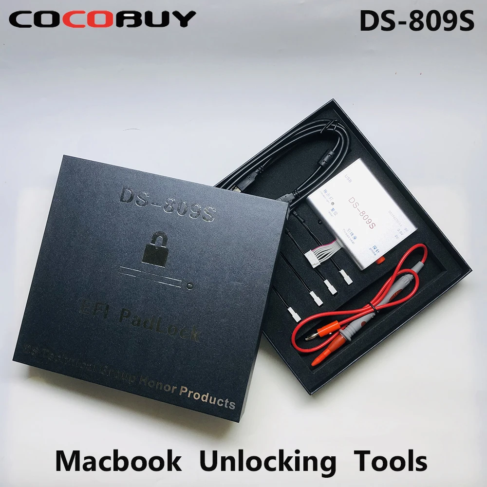 Novecel DS809S для Macbook iCloud EFI инструмент разблокировки данных модуля ME и прозрачный