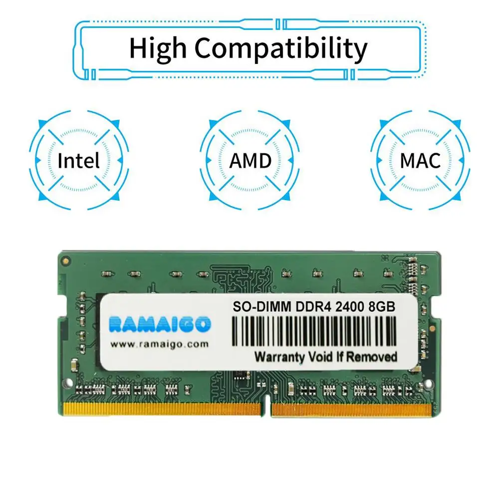 Оперативная память AIGO DDR4 для ноутбука ОЗУ 8 ГБ 4 16 32 2400 МГц 2666 3200 sodimm