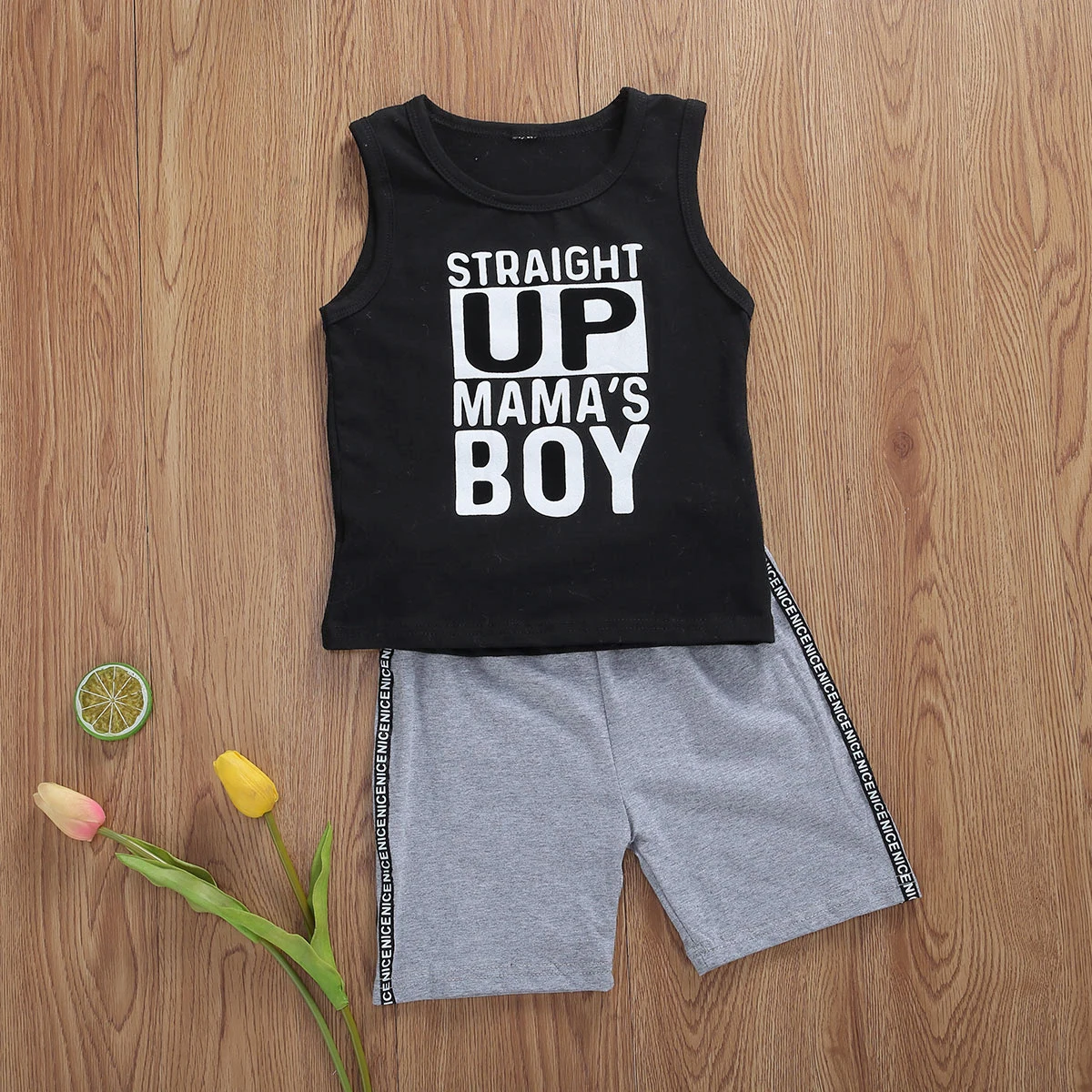 2 шт. Детский Повседневный жилет и шорты | Детская одежда обувь