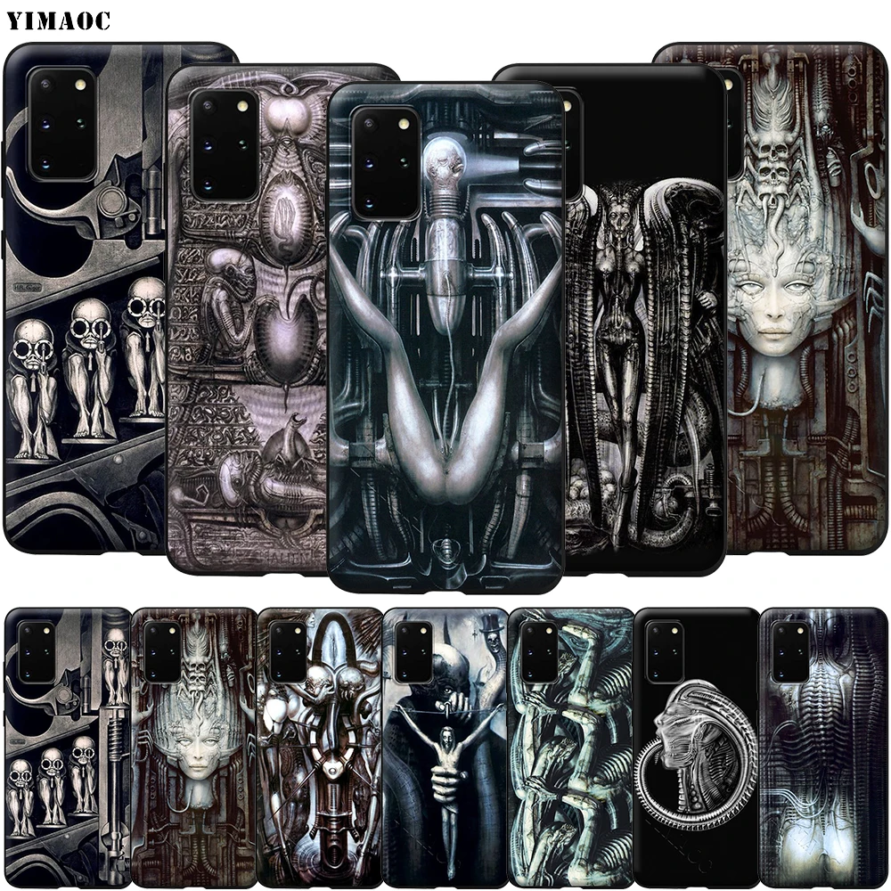 Мягкий силиконовый чехол YIMAOC Hr Giger Li II для Samsung Galaxy S6 S7 Edge S8 S9 Plus A3 A5 A6 Note 8 9|Бамперы| |
