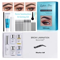 new brow lamination kit with brow tint eyebrow lifting color dye cream semi permanent waterproof beauty salon home use product