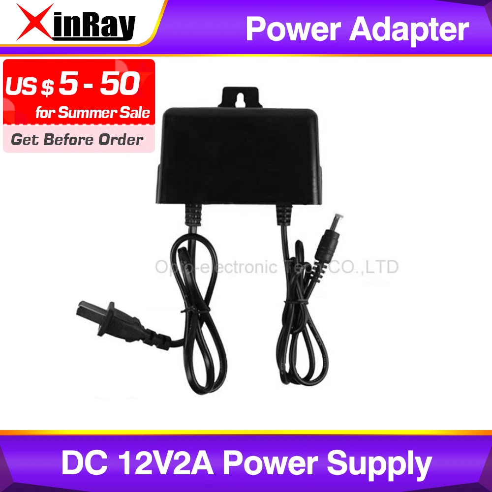 

Free Shipping DC 12V 2A Power Supply Adapter For CCTV Camera,European Wall Hanging Waterproof Outdoor Power Adapter XR-PA1.