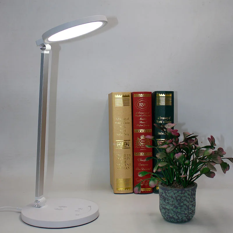 

Folding LED Lamp Student Reading Desk Lamp Interior Decoration Lamp Wireless Charging Aluminum Alloy Touch Dimming Night Light