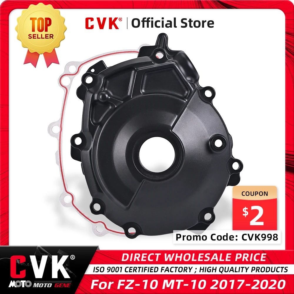 

CVK Engine Cover Motor Stator Cover CrankCase Coil Side Shell Gasket For YAMAHA FZ10 MT10 FZ-10 MT-10 FZ MT 2017 2018 2019 2020