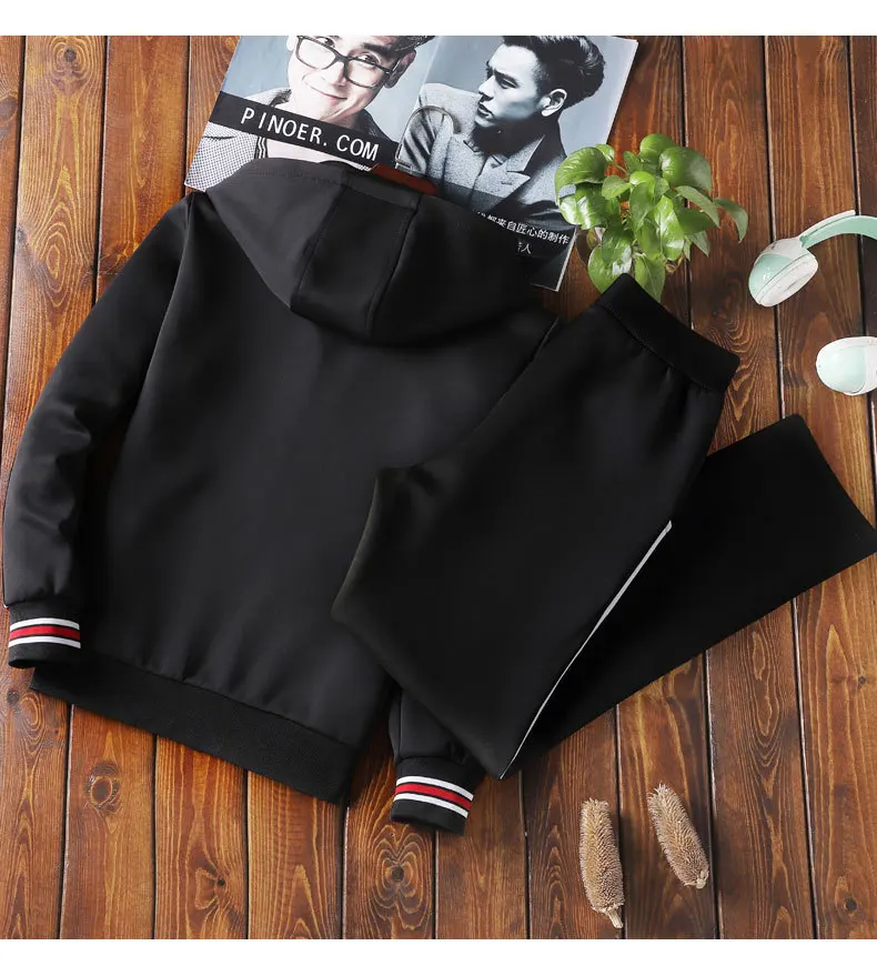 Patckwork спортивная одежда спортивные костюмы мужские толстовки с капюшоном наборы