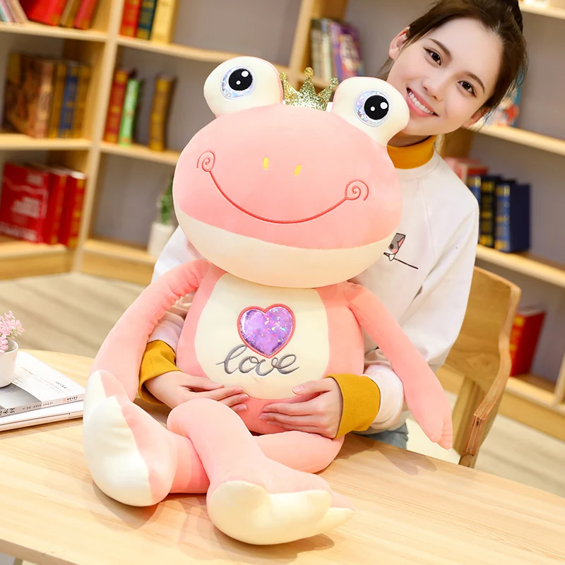 Игрушка гигантская лягушка 35-100 см милая с длинной ногой плюшевые игрушки мягкая