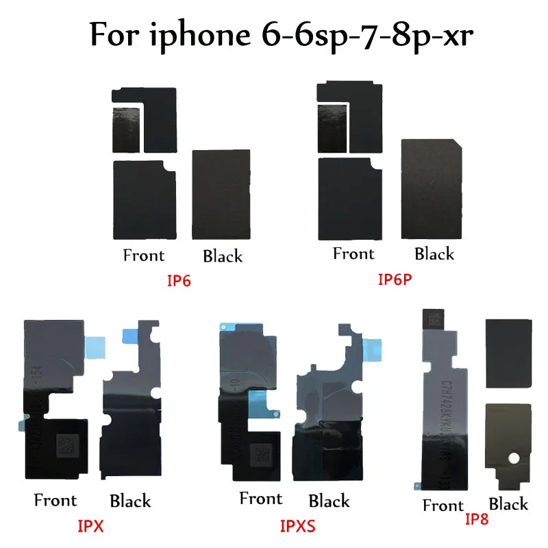Для iphoneXS XS MAX XR X 6G 7G 8G полный набор наклеек на материнскую плату с печатным кодом