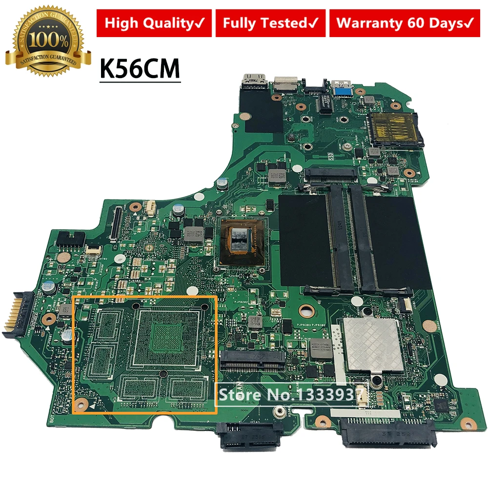 

Для ASUS K56CM Материнская плата ноутбука A56C K56CA K56CM материнская плата с i3-3217u
