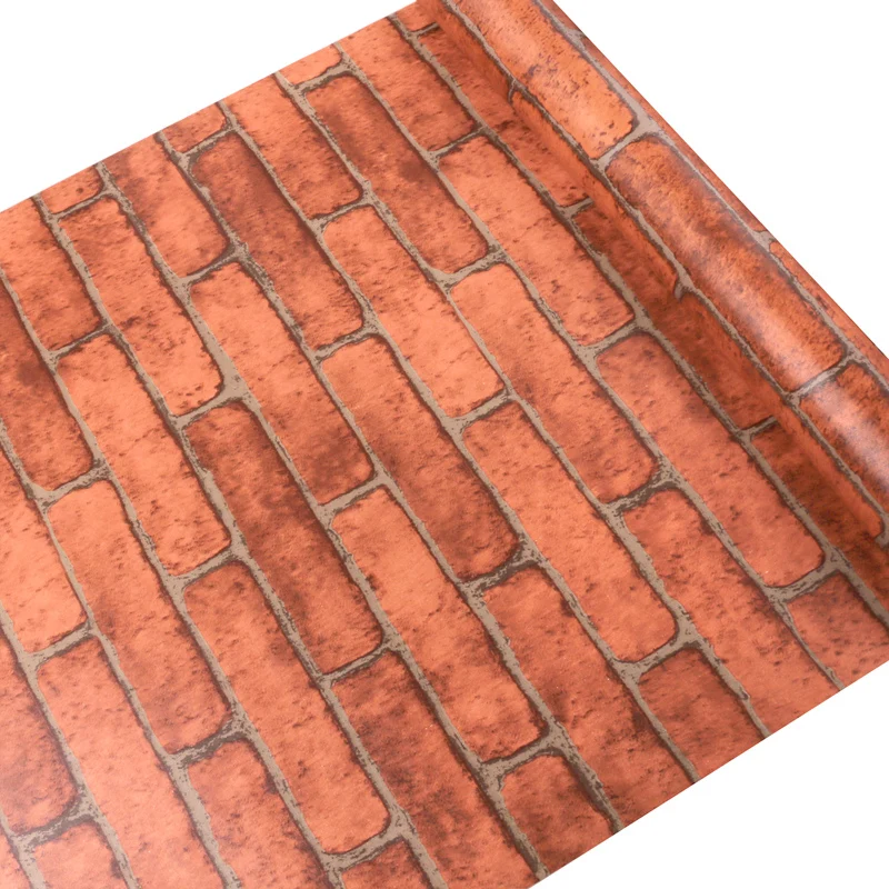 papel de pared brick wallpaper BF Wall paper Waterproof 3D sticker in roll size of 45cm*10m | Обустройство дома
