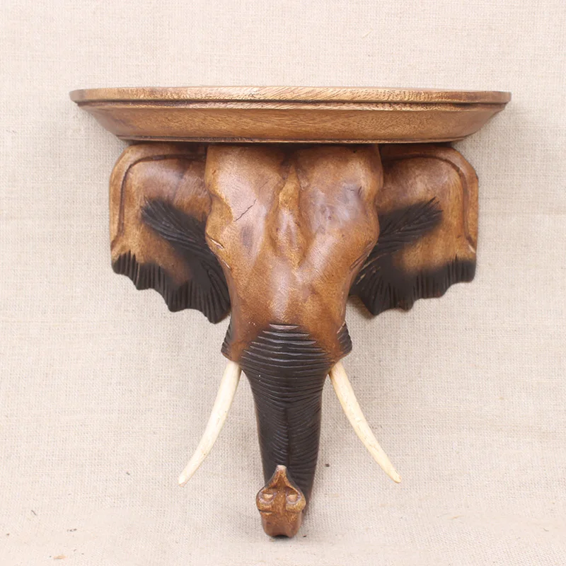 

like a fruit bowl wall act the role ofing southeast Asia hotel club vase decorated elephant head hanging wall coverings