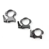 steel bracket ring mount diameter in 25 4mm quick release weaver rail high medium low style qd steel scope mount ring