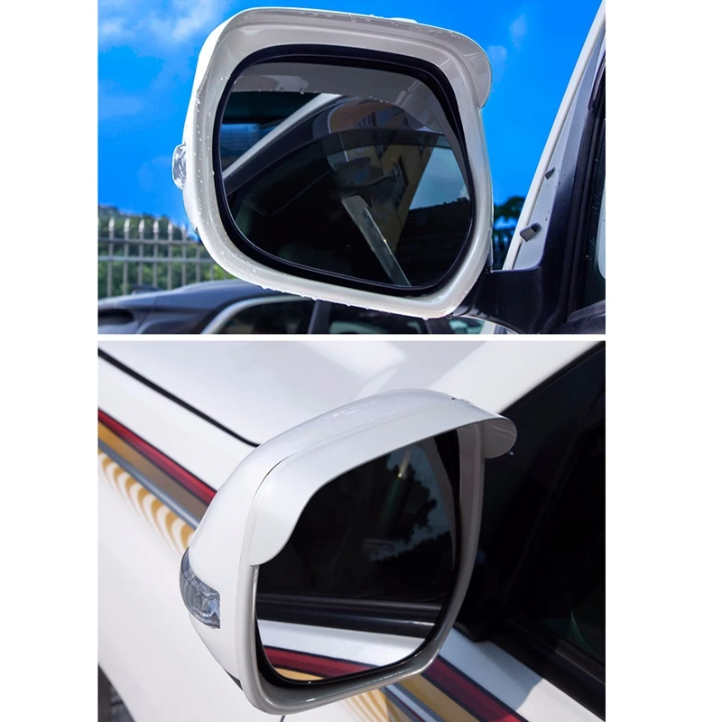 

Car Rearview Mirror Rainproof Frame Side Mirror Rain Shield for Toyota Land Cruiser Prado 150 200 FJ150 2010-2021