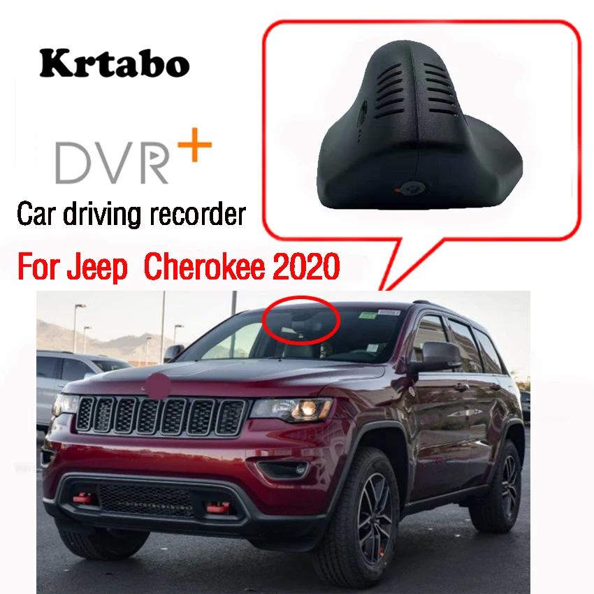 Для Jeep Cherokee 2020 Автомобильный видеорегистратор Wifi камера высокого качества CCD