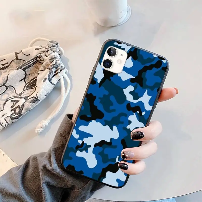 

Camouflage military pattern army Phone Case for iPhone 11 12 pro XS MAX 8 7 6 6S Plus X 5S SE 2020 XR mini