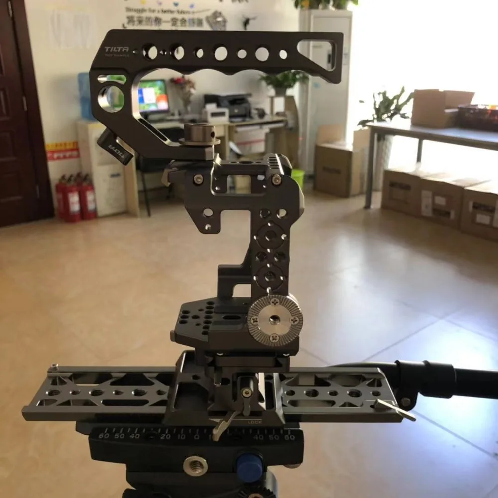 BEILATE 10 дюймов легкая ласточкин хвост пластина для TILTA BMPCC4K/6 к A7S2 A7RM3 A9 BMPCC4K камера установка с 1/" и 3/8" винтовое отверстие