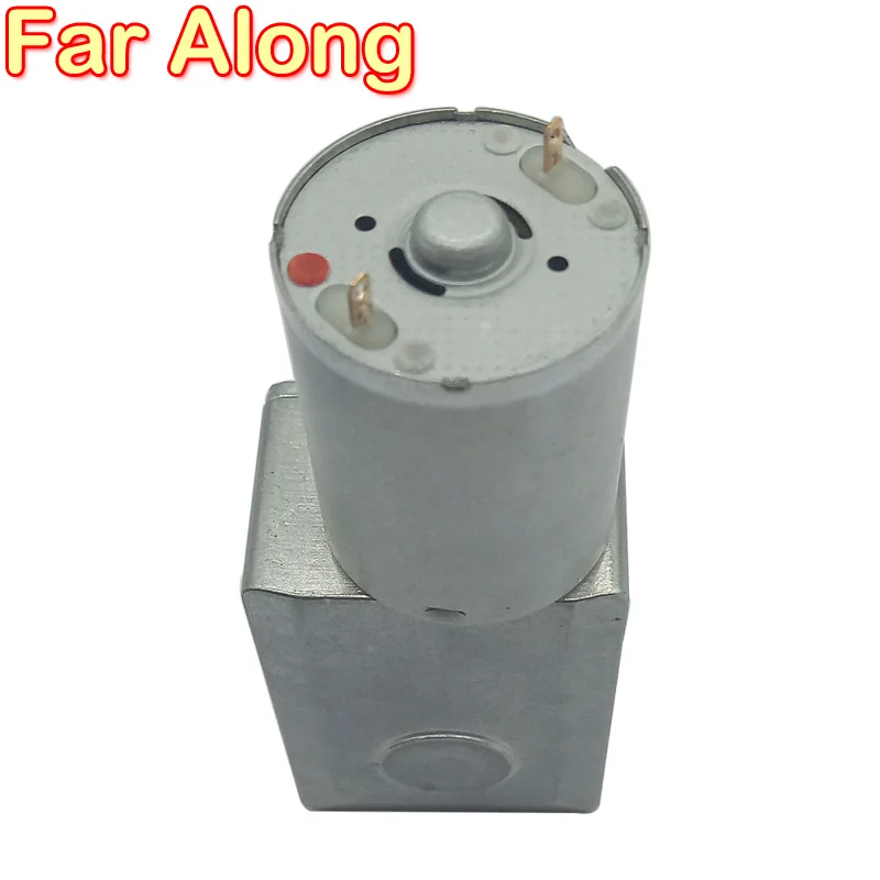 Миниатюрный червячный редуктор постоянного тока ed двигатель 6 в 12 В 24 низкая