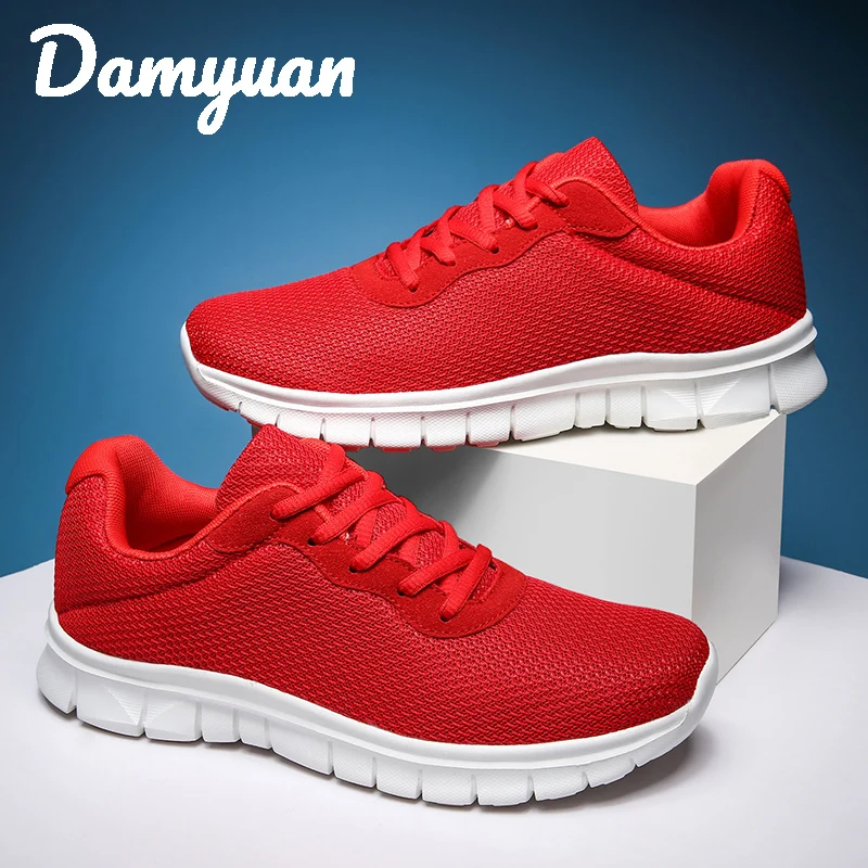 Damyuan 2019 Fashion comfort of new lightweight couples in winter Sneakers Breathable soft skid-proof running shoes Big Size 47 | Спорт и