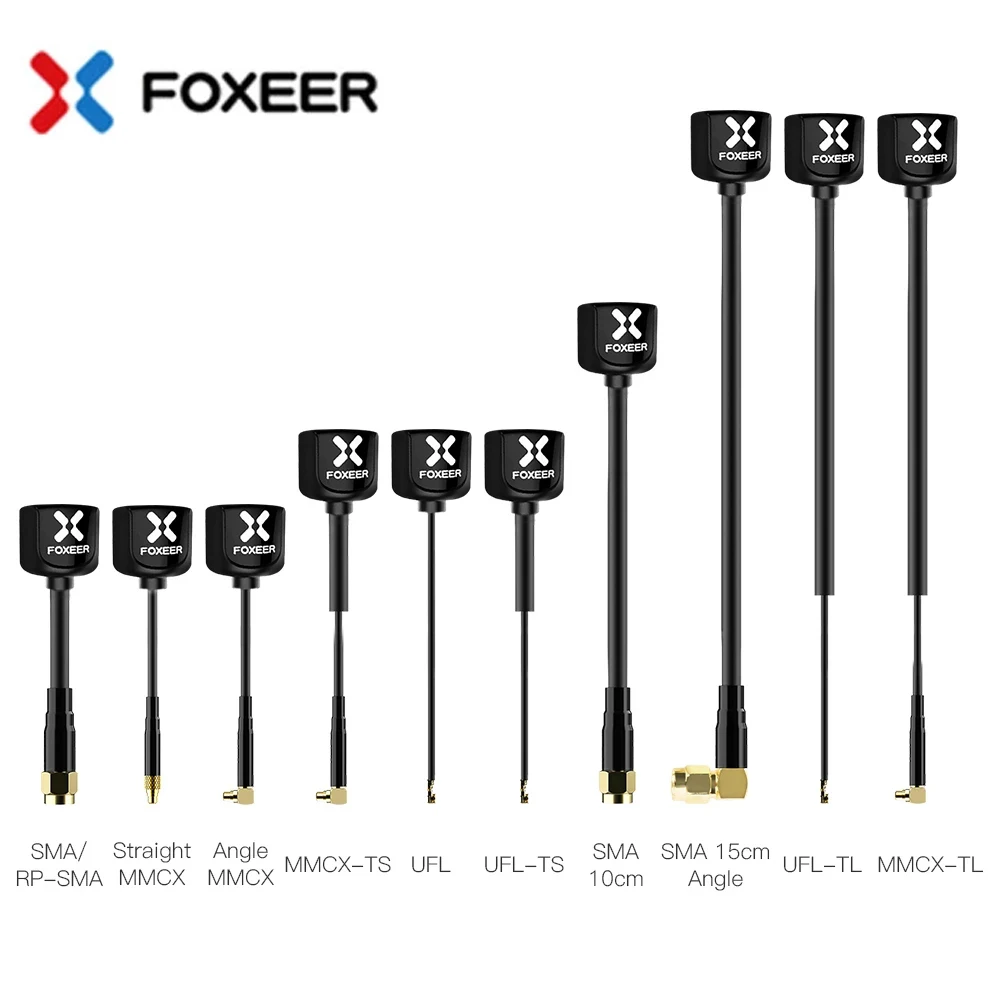 

2PCS Foxeer Lollipop V4 Lollipop Omni 5.7G 2.6DBI Antenna RHCP LHCP SMA MMCX Right Straight RHCP UFL Super Mini for RC FPV Drone