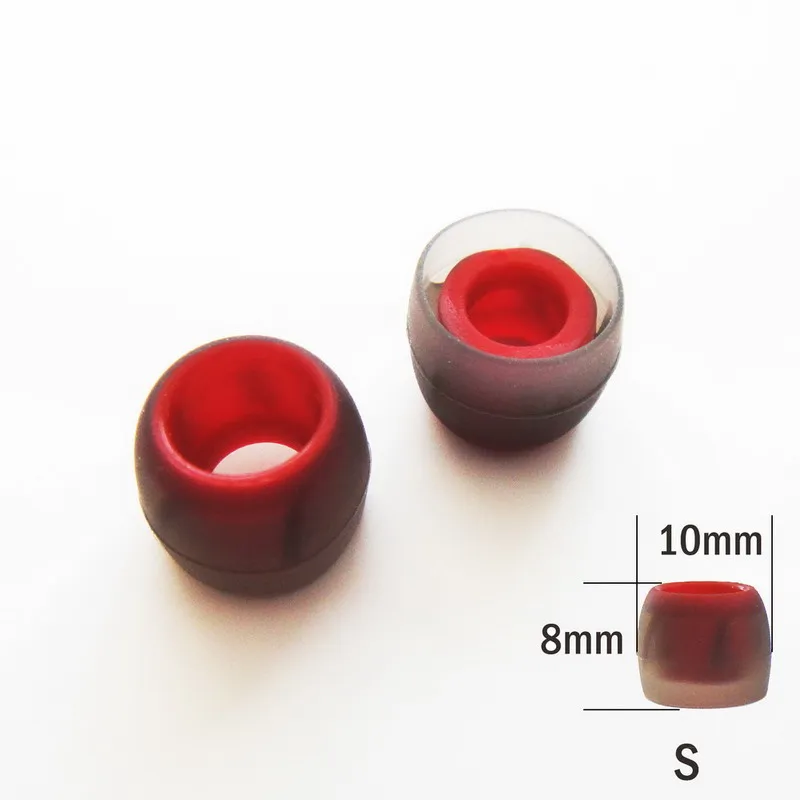 12pcs red S TENNMAK 12 шт./упак. эксклюзивный turbo Вихрь силиконовые вкладыши для ушей и на рукавах и в нижнем части уха pad и ушной вкладыш& Аксессуары для наушников, Размеры S/M/L Размер - Цвет: 12pcs red S