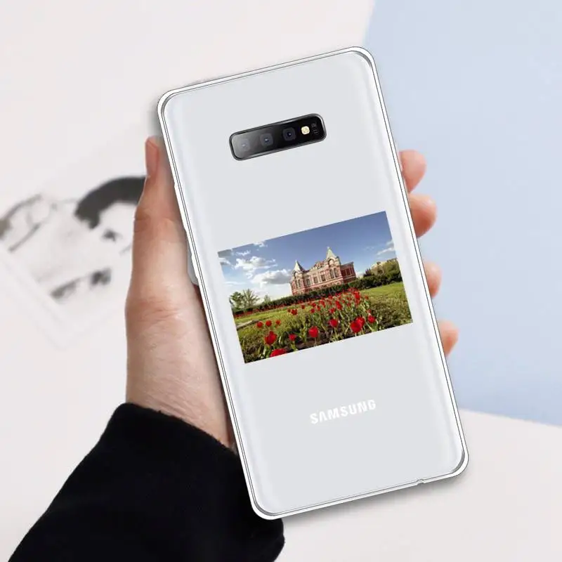 

Aesthetics Cottagecore Style Phone Case Transparent For Samsung Galaxy A 71 21s S note 8 9 10 plus 20 ultra
