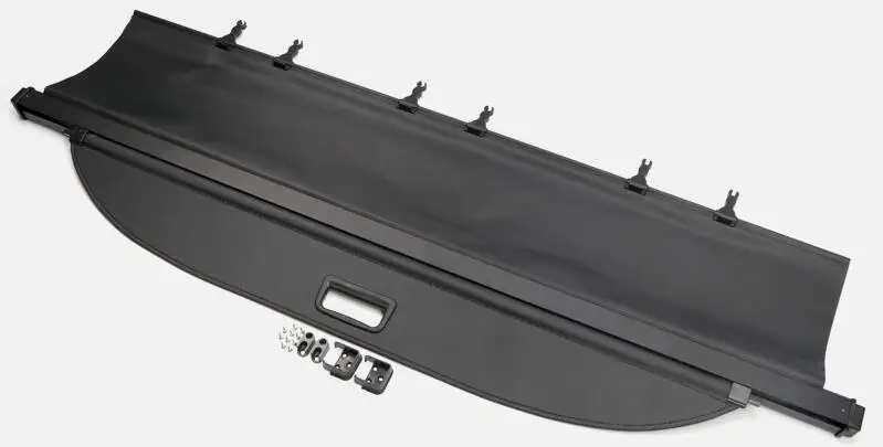 

High Qualit Car Rear Trunk Cargo Cover Security Shield Screen shade Fits For Ford Explorer 2016 2017 2018 (black, beige)