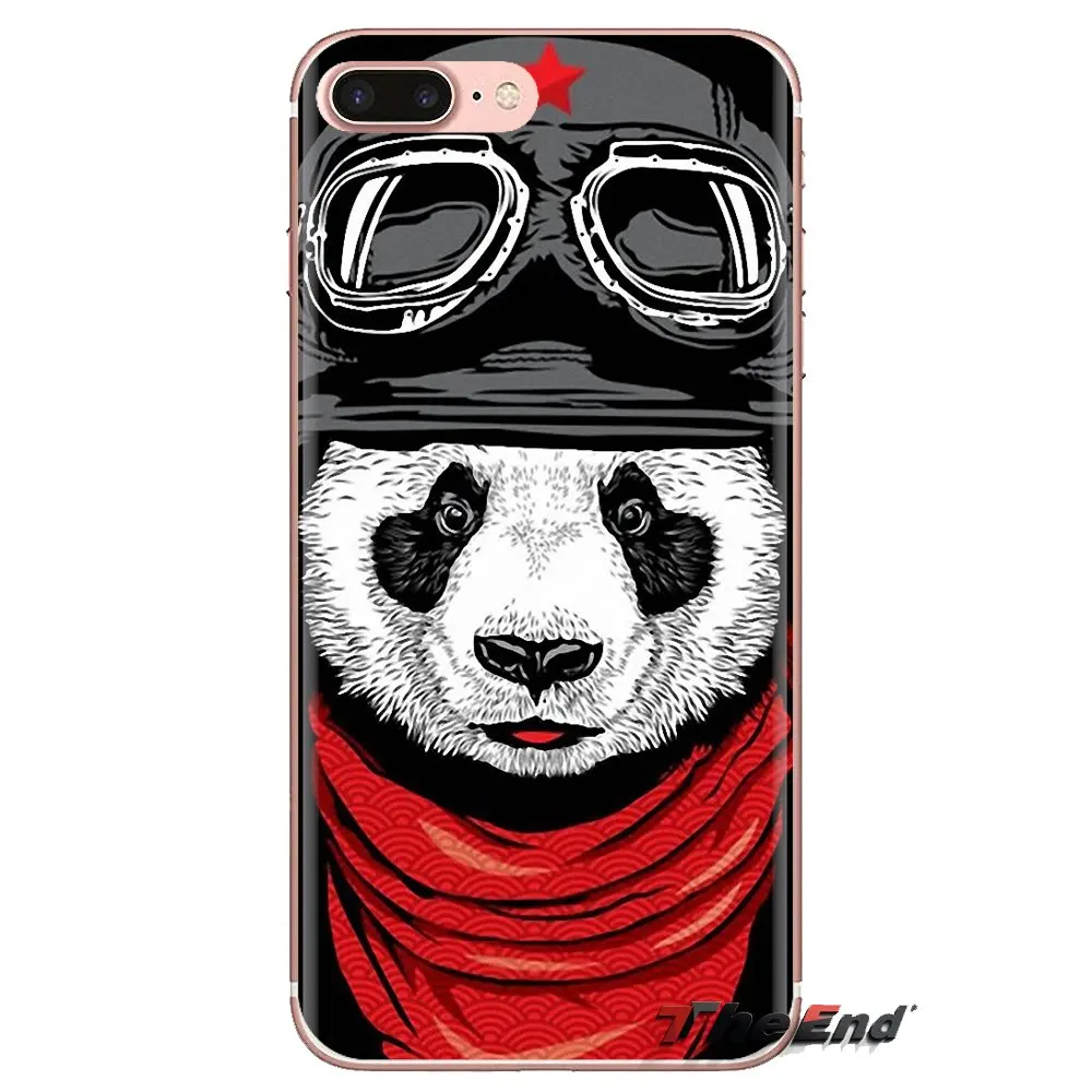 For Sony Xperia Z Z1 Z2 Z3 Z5 compact M2 M4 M5 C4 E3 T3 XA Huawei Mate 7 8 Y3II Silicone Phone Cases Lovely pandas family bamboo |