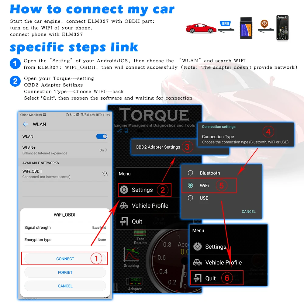 AUTOOL A1 OBD сканер ELM327 Bluetooth Автомобильный OBDII диагностический инструмент WIFI OBD2 ELM 327