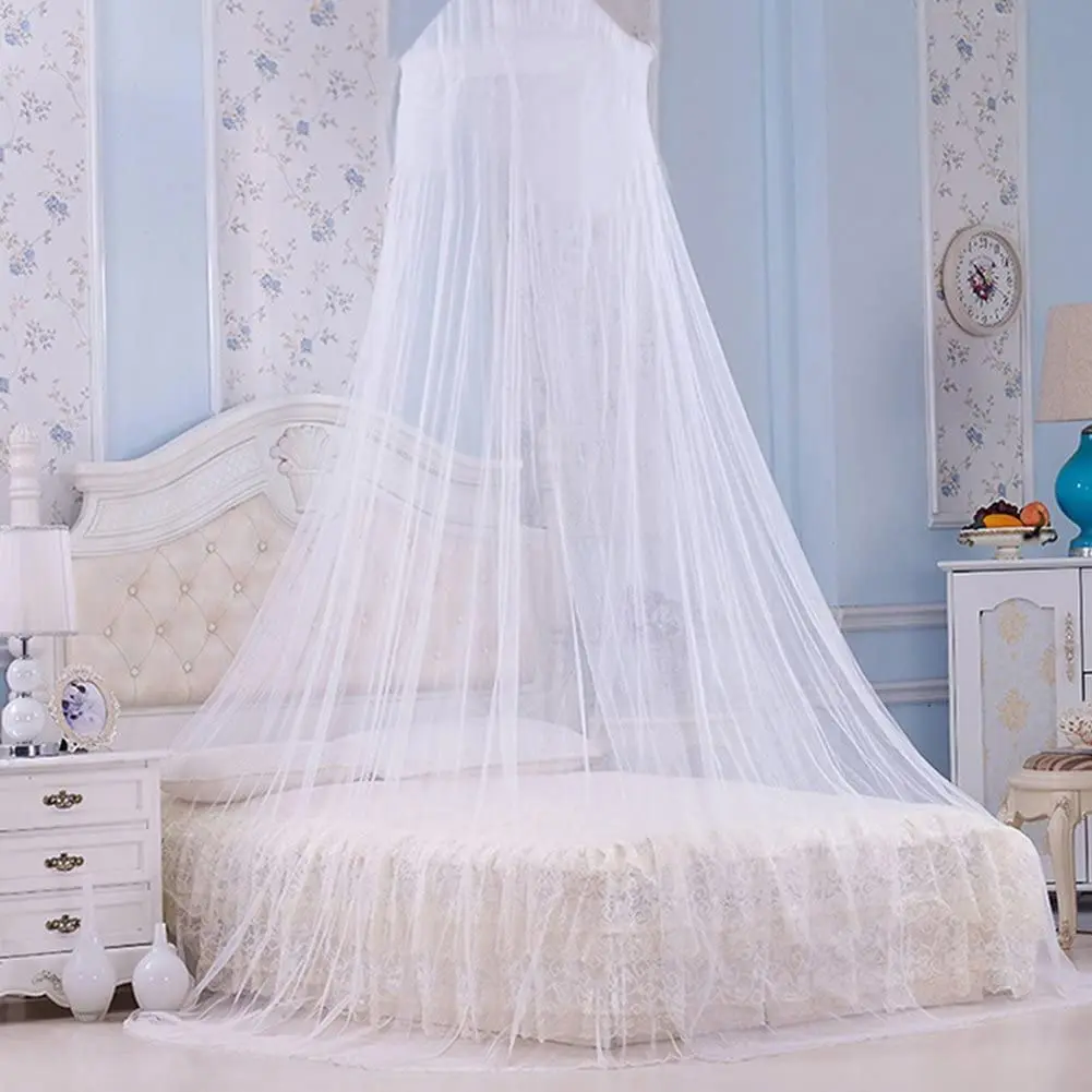 

Mosquito Bed Net Large Screen Netting Bed Canopy Circular Curtain Keeps Away Insects & Flies, Home & Travel Mosquito Tent