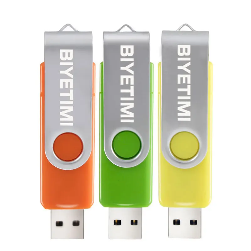 USB флеш накопитель BIYETIMI 128 ГБ на 4 двухсторонний для Android мобильный телефон