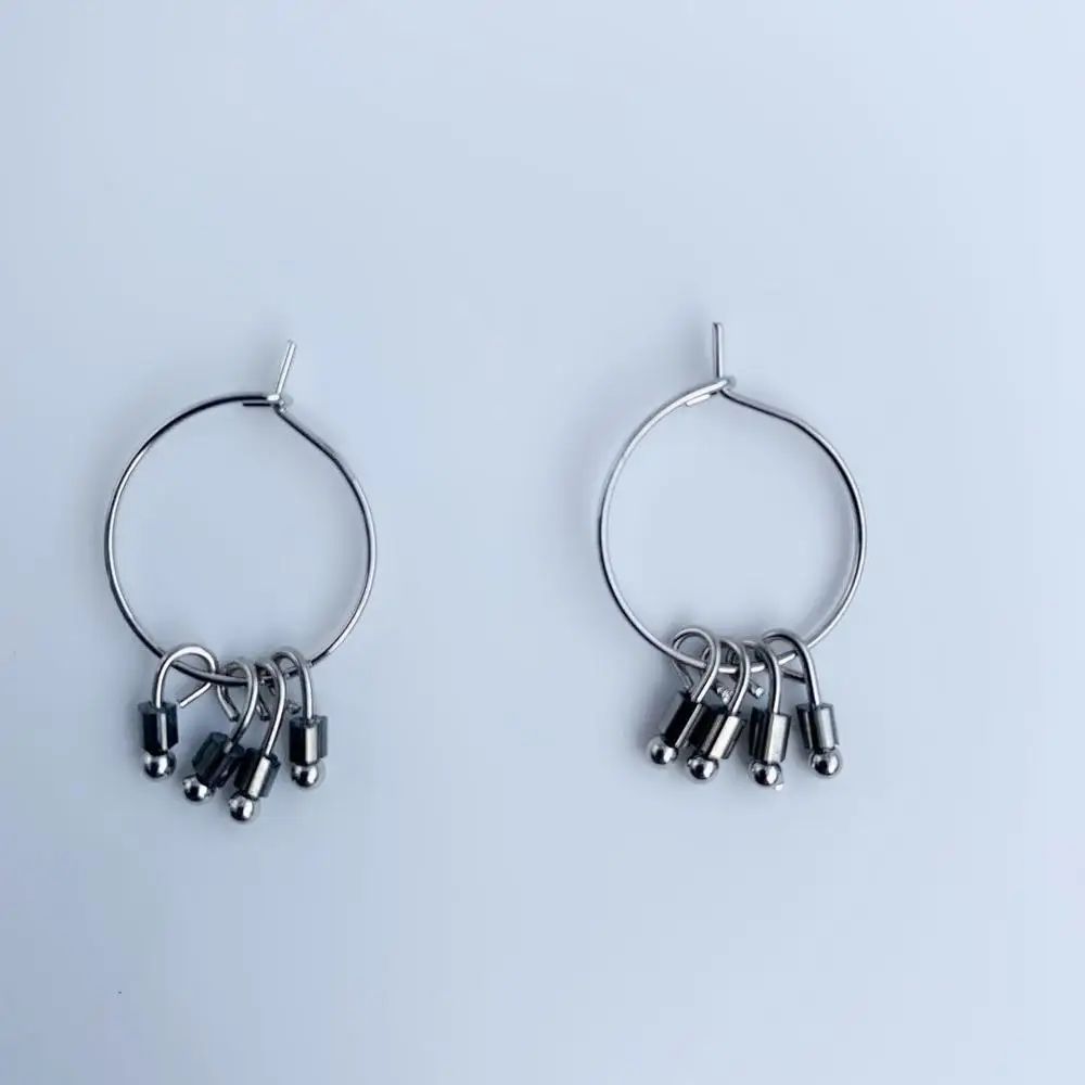 Серьги QIANJIAFU Новинка кольца из белого золота модные ювелирные изделия серьги