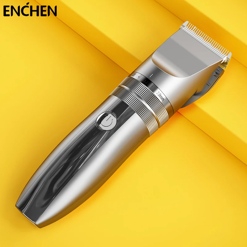 Машинка для стрижки волос ENCHEN Мужская перезаряжаемая от USB регулируемая длина |