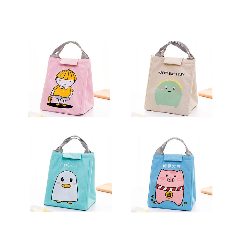 Bokinslon Ланч-бокс Сумка с изоляцией рта женская сумка модная ручная Студенческая