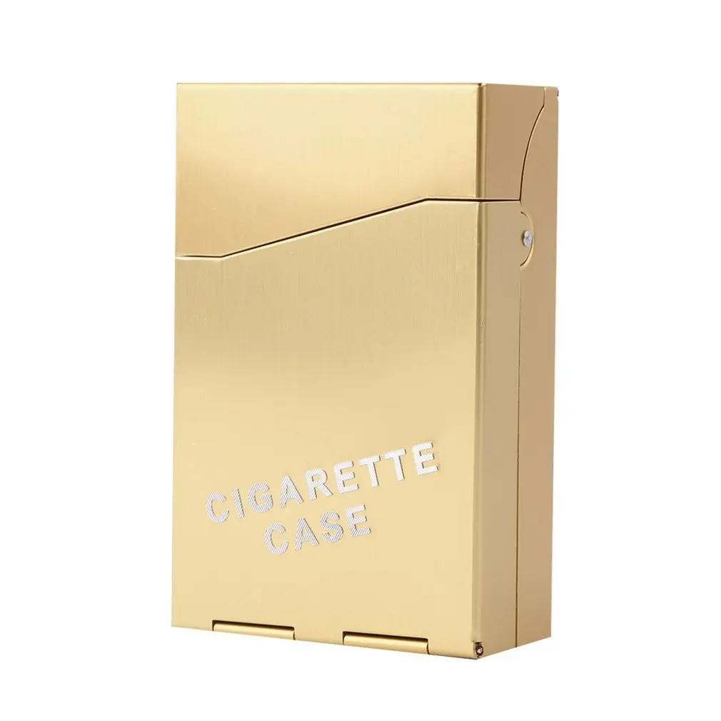 Чехол для сигарет металлический чехол алюминиевый держатель табака хранения