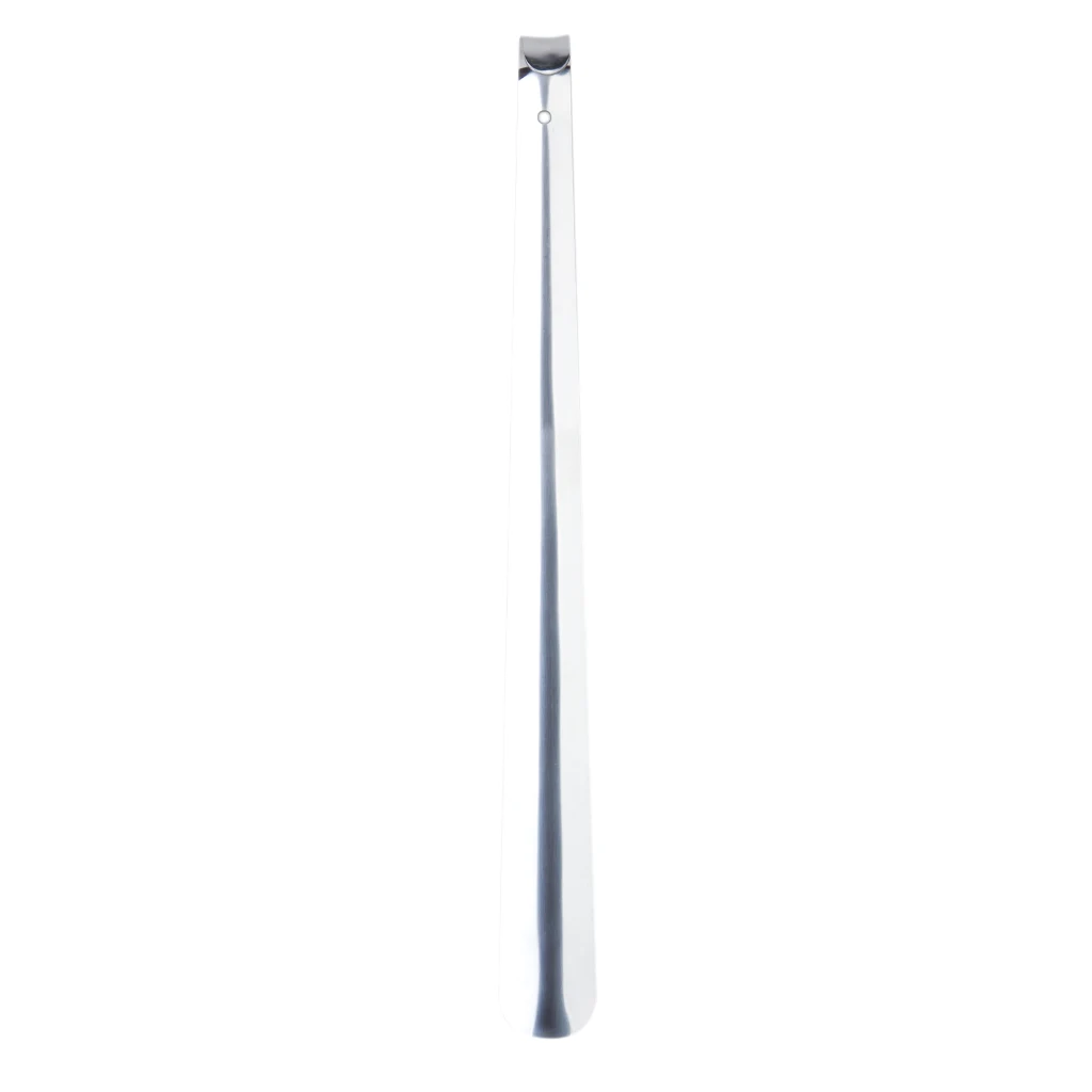 

Professional Stainless Steel Long Handle Shoe Horn Lifter Flexible Shoehorn 42cm