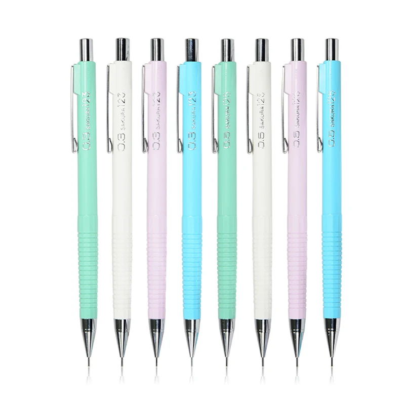 

Цветной механический карандаш SAKURA XS-123/125/127/129 Macaron, рисование скетчей, противоударный механический карандаш 0,3/0,5/0,7/0,9 мм