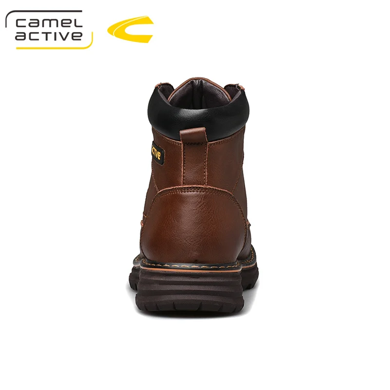 Camel Active/Новинка; Лидер продаж; Брендовые мужские ботинки из натуральной кожи; сезон осень-зима; мужские ботильоны в байкерском стиле; пара оксфордских туфель