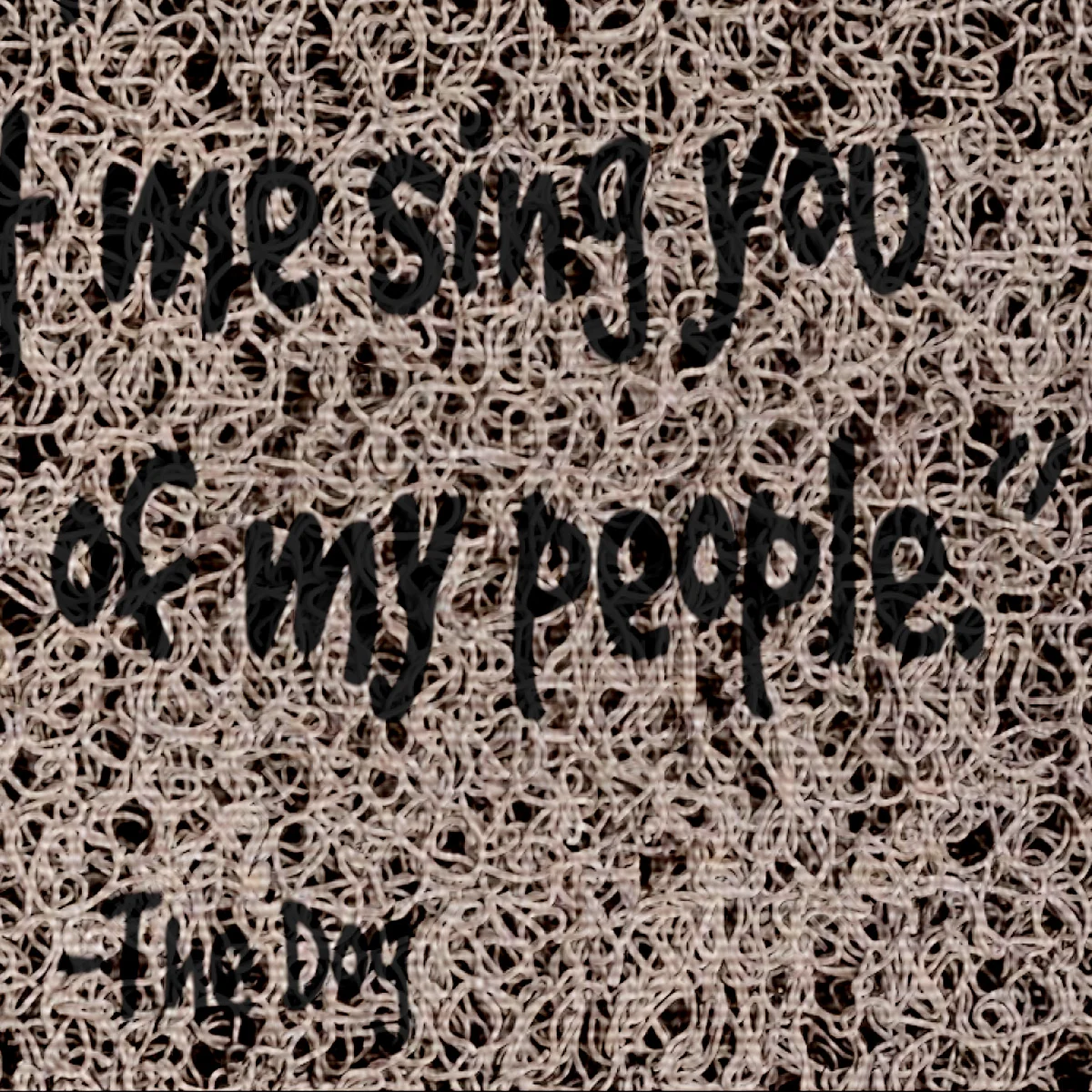 “Кольцо дверцы и позвольте мне Спеть вам песнь моего человека” коврики для