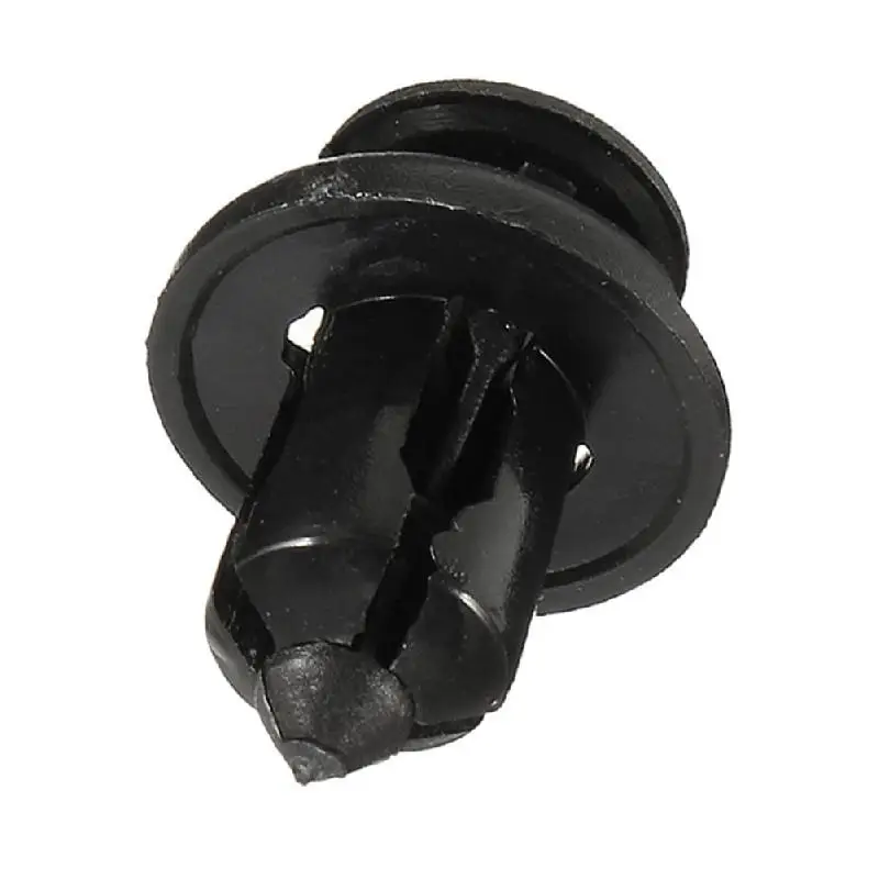 100 шт. черные пластиковые заклепки для автомобиля крыло бампер нажимные зажимы 10