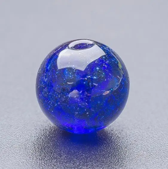 20 шт./лот 8 мм 10 лэмпворк стеклянные бусины многоцветные круглые с блестящим