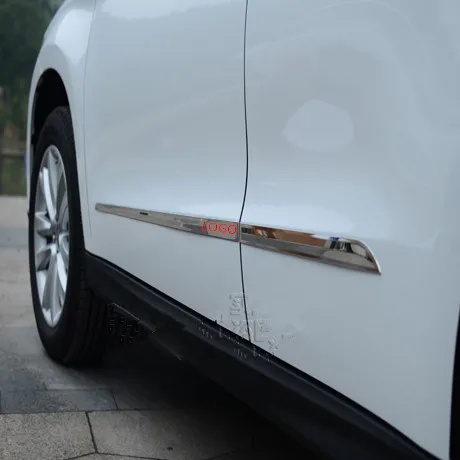 Нержавеющие стальные наружные двери юбка Защитная тюнинговые молдинги для