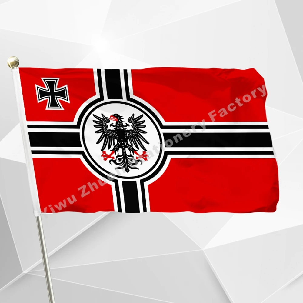 Germany Greater German Reich War Flag Eagle 3x5FT Empire Polyester Double Stitched High Quality Banner | Дом и сад