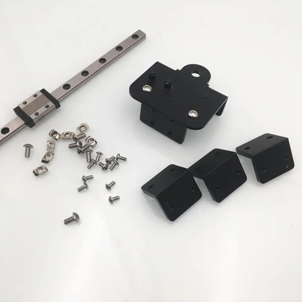 Creality CR 10S S4 S5 Ender 3 3D принтер X axis linear rail upgrade kit алюминиевый линейный рельс мод для 10